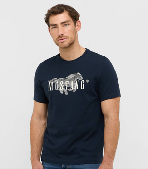 Męski T-Shirt Mustang Style Austin Dark Sapphire 1016858 4136