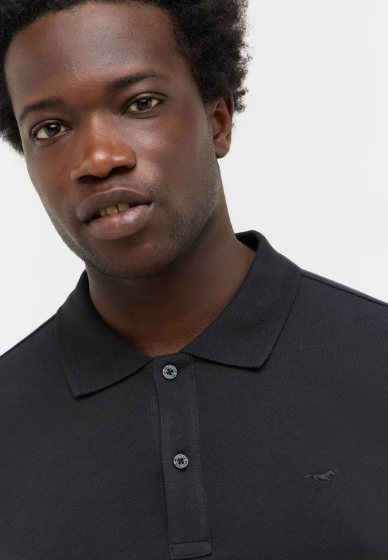 Męski T-Shirt Mustang Style Pierre Jet Black 1016880 4188