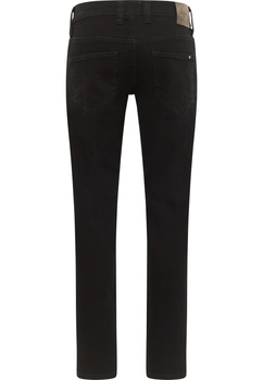 Męskie Spodnie Jeansowe Mustang Style Oregon Slim Denim Black 1014594 4000 900