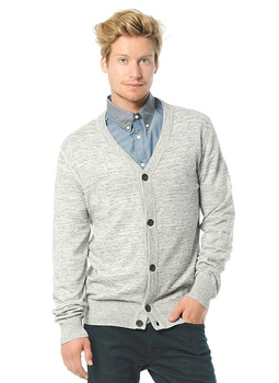 LEE CARDIGAN GREY MELE L649OB37