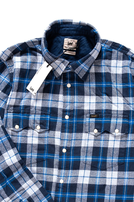 LEE RIDER SHIRT WASHED BLUE L856LNLR