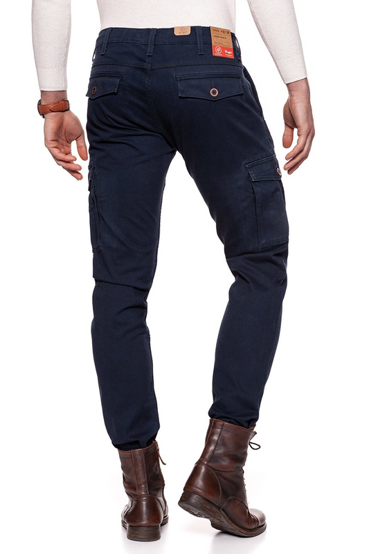 WRANGLER CARGO PANTS NAVY WASHED W15ACF68H