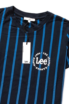 LEE T SHIRT DAMSKI SPORTS STRIPE T NIGHT SKY L40ZVZSJ 112108845
