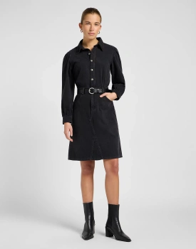 DAMSKA SUKIENKA LEE LONG SLEEVE DRESS DARK MEMORY 112370995