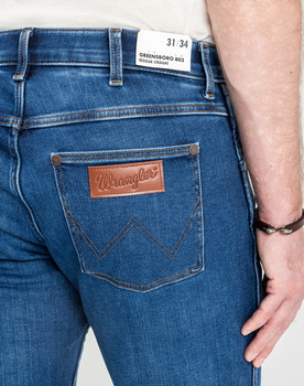 MESKIE SPODNIE  WRANGLER GREENSBORO DANDELION SUMMER 112364419