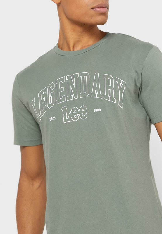 LEE LEGENDARY MĘSKI T-SHIRT KOSZULKA LOGO TEE FORT L60FFQ43 112322189