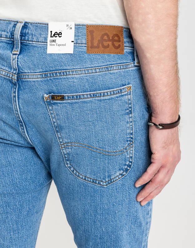 LEE MĘSKIE SPODNIE JEANSOWE LEE LUKE WORKING MAN WORN 112331740