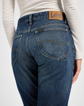 DAMSKIE SPODNIE LEE RIDER JEANS HYPER DARK 112355235
