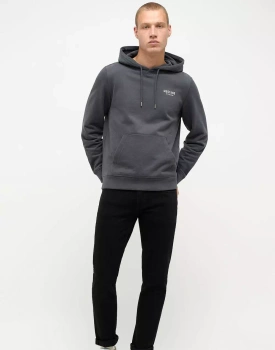 Męskie Spodnie Jeansowe Mustang Style Oregon Slim Denim Black 1014594 4000 900