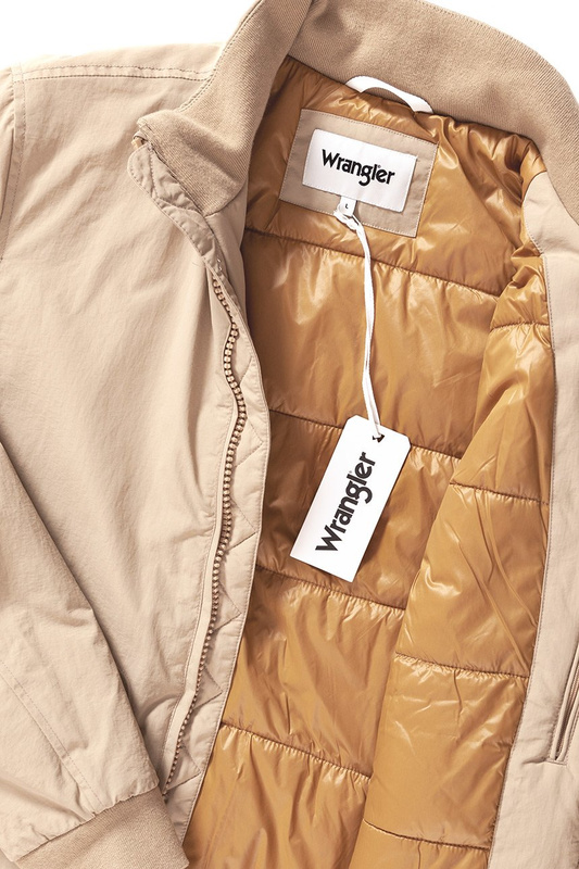KURTKA WRANGLER CLASSIC BOMBER CLAY BEIGE W4732XIWM 112129031