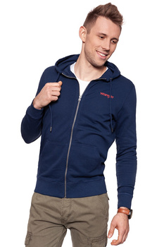 WRANGLER ZIP HOODIE NAVY W6535HY35 112130531