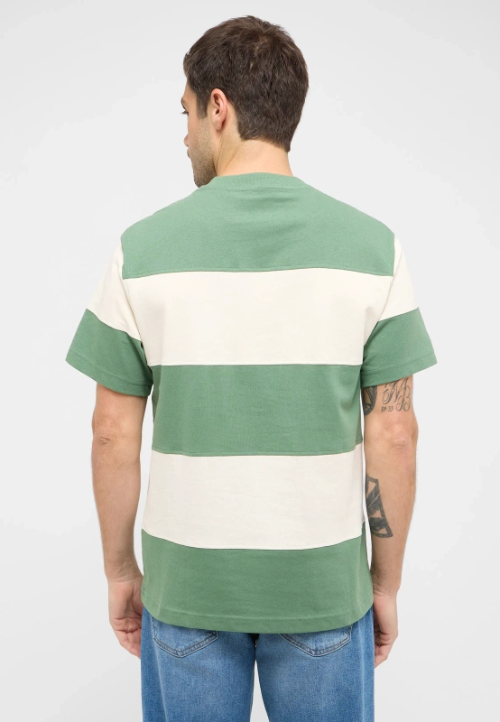 Męski T-Shirt Mustang Style Alvarado Dark Ivy 1016277 6326