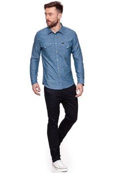 LEE WESTERN SHIRT MEDIEVAL BLUE L643CV13