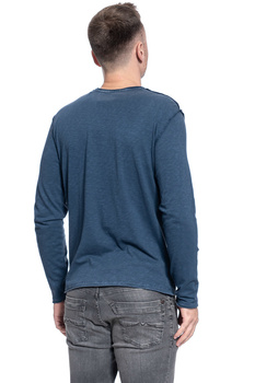 MUSTANG SLUB LONGSLEEVE DRESS BLUES 1007080 5334