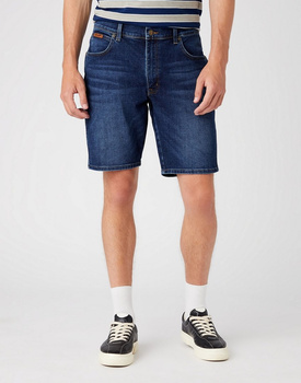 WRANGLER TEXAS SHORTS MĘSKIE SZORTY KRÓTKIE SPODENKI DARK WASH W11CCT30R 112145749