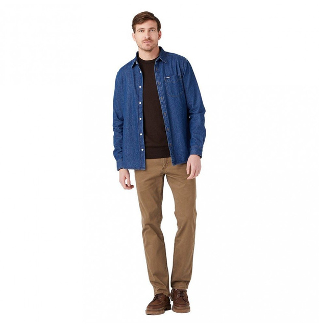 WRANGLER GREENSBORO MĘSKIE SPODNIE JEANSOWE TEAK W15Q71455 112319954