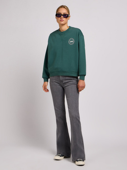 LEE DAMSKA BLUZA LEE ESSENTIAL GRAPHIC SWS EVERGREEN 112350243