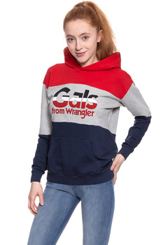 WRANGLER KABEL HOODIE NAVY W604OHY35 112130391