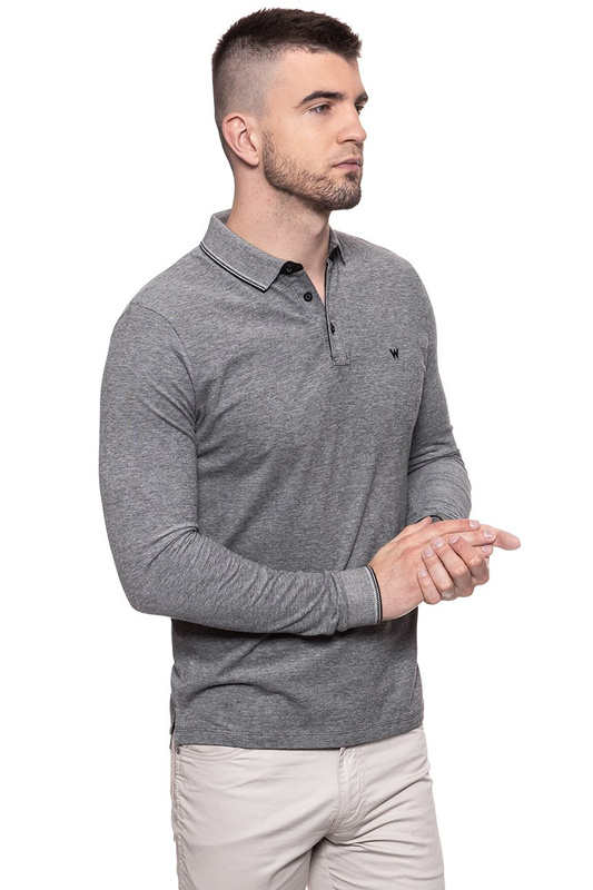 WRANGLER POLO LS POLO REAL BLACK W7A87K5W5 112131306