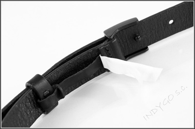 LEE COLORED BUCKLE BELT BLACK LW235001