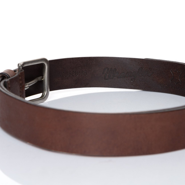 PASEK WRANGLER AUTHENTIC BELT BROWN W0B62U185 112125557