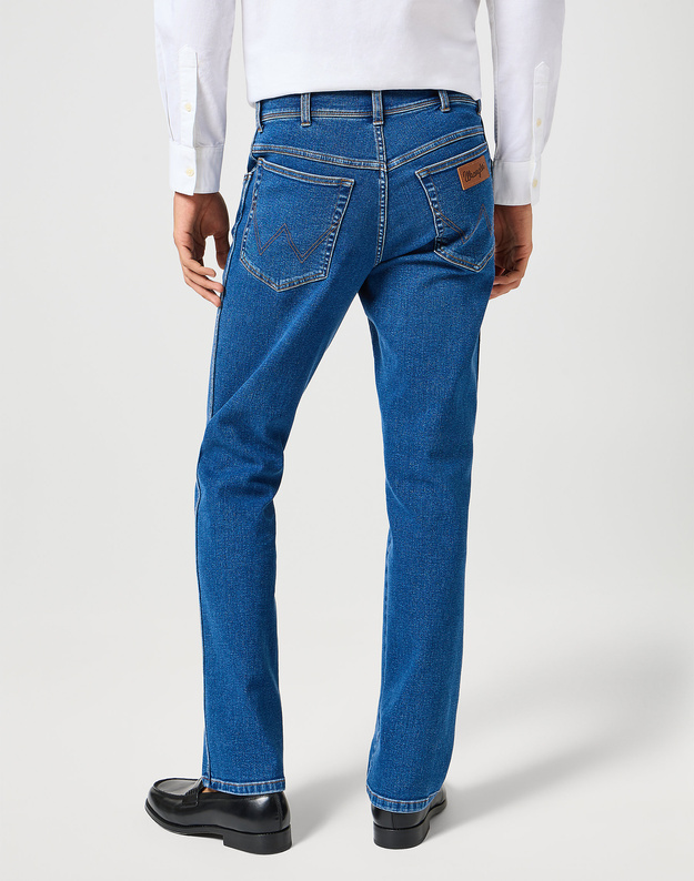 MESKIE SPODNIE WRANGLER TEXAS MIDNIGHT SHADOW 112356794