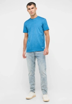 Męskie Spodnie jeansowe Mustang Style Oregon Slim Denim Blue 1016430 5000 413