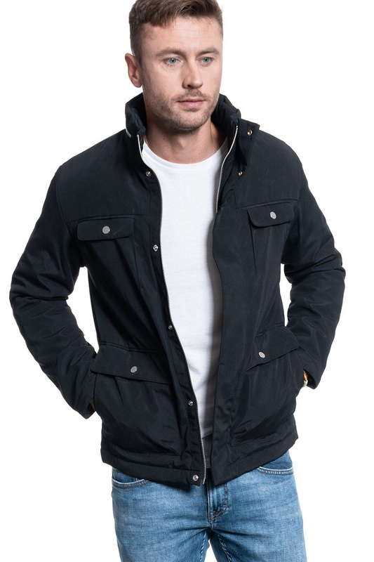 KURTKA PRZEJŚCIOWA MĘSKA JACK & JONES JPRCARDON JACKET BLACK 12122744