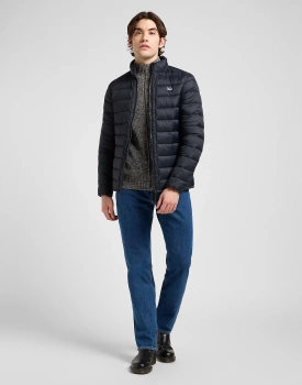 MESKA KURTKA LEE STAND COLLAR PUFFER BLACK 112370431