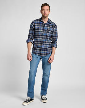 LEE MĘSKA KOSZULA LEE REGULAR SHIRT NAVY 112355697