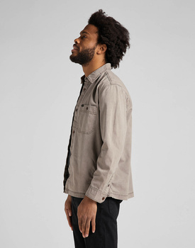 LEE OVERSHIRT MĘSKA KOSZULA MUD STONE L66BQP55 112145363