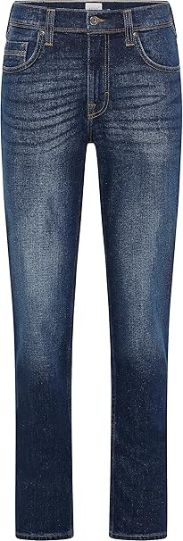 Męskie Spodnie Jeansowe Mustang Style Washington Straight Denim Blue 1014705 5000 982