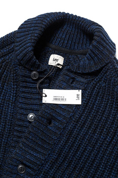LEE CHUNKY CARDIGAN BRIGHT NAVY L84IOYCF