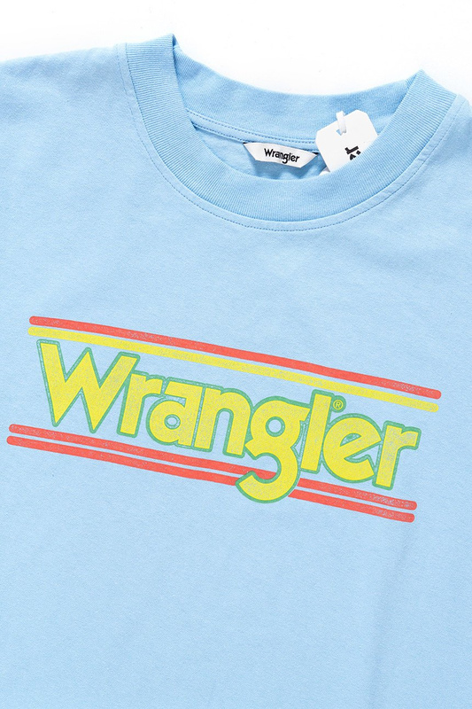 WRANGLER T SHIRT DAMSKI 80´S TANK CERULEAN W7014GFVT 112130882