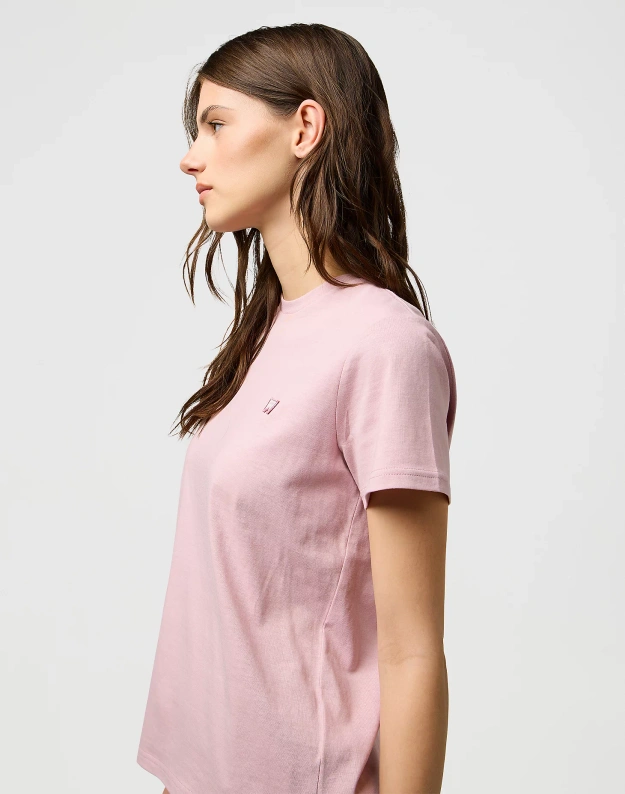 DAMSKA KOSZULKA WRANGLER SIGN OFF TEE KEEPSAKE LILAC 112370740