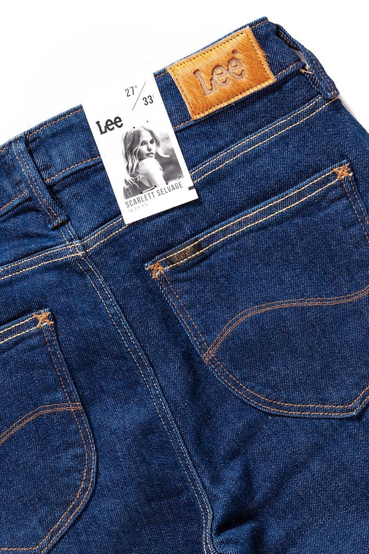 LEE SCARLETT SELVAGE STRETCH DAMSKIE SPODNIE JEANSOWE L31RBD36 112107236