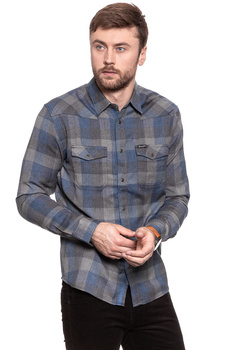 WRANGLER L/S WESTERN SHIRT PHANTOM W59289F16