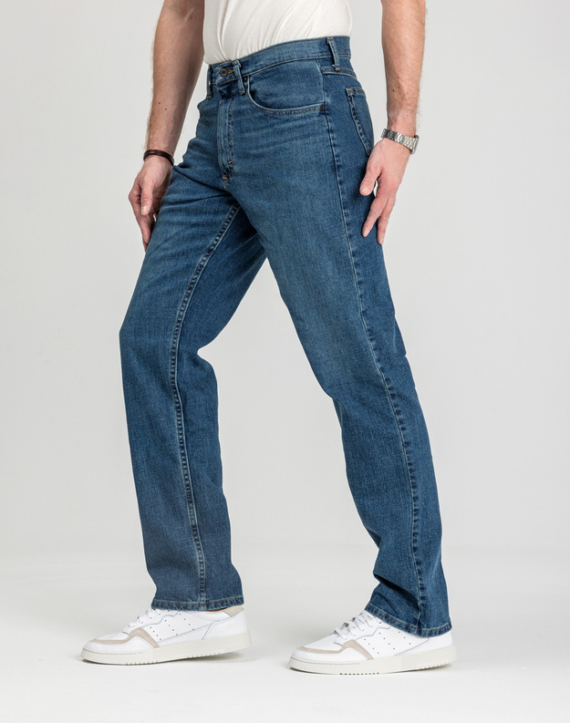 Męskie Spodnie Jeansowe Wrangler Relaxed Fit Knox 112352871