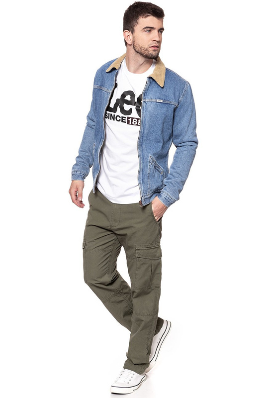 KURTKA JEANSOWA WRANGLER HAWKINS JACKET STONE BLUE W458ER255 112128909