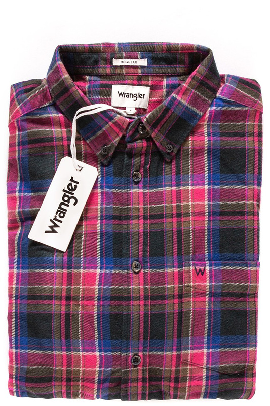KOSZULA MĘSKA WRANGLER LS 1PKT BUTTON DOWN W5874T2VC 112129585