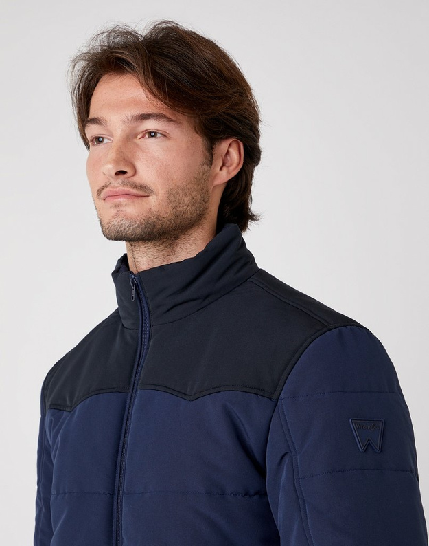 KURTKA PRZEJŚCIOWA WRANGLER TRANSITIONAL PUFFER NAVY W4E2WW114 112129123