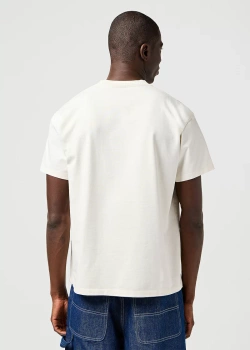 WRANGLER MĘSKA KOSZULKA WRANGLER CJ GRAPHIC TEE VINTAGE WHITE 112362910