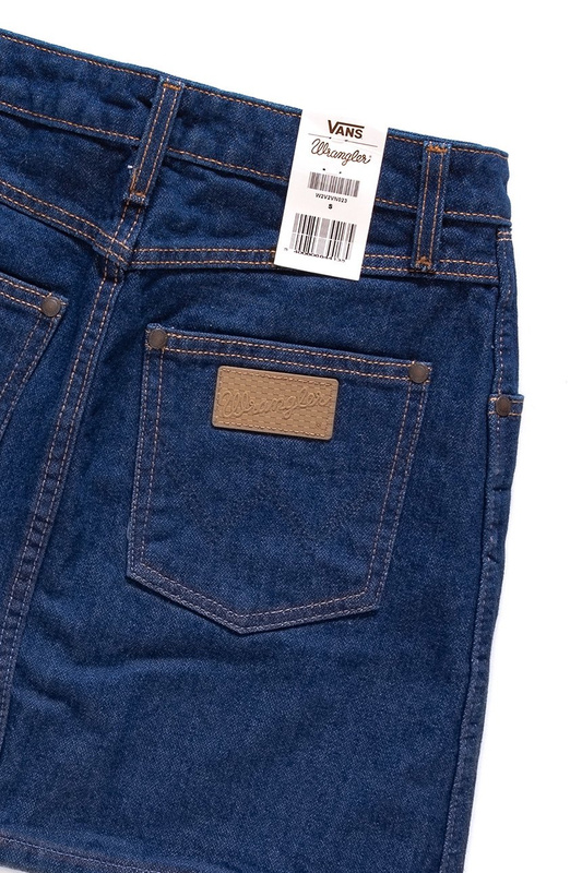 WRANGLER X VANS DENIM SKIRT RINSEWASH W2V2VN023 112128666