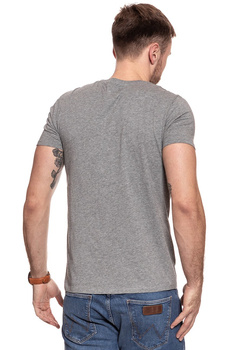 KOSZULKA WRANGLER HORSE LOGO TEE GREY MARL W7B72FKVB 112131539