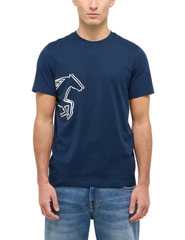 Męski T-Shirt Mustang Style Austin Dress Blues 1016493 5334