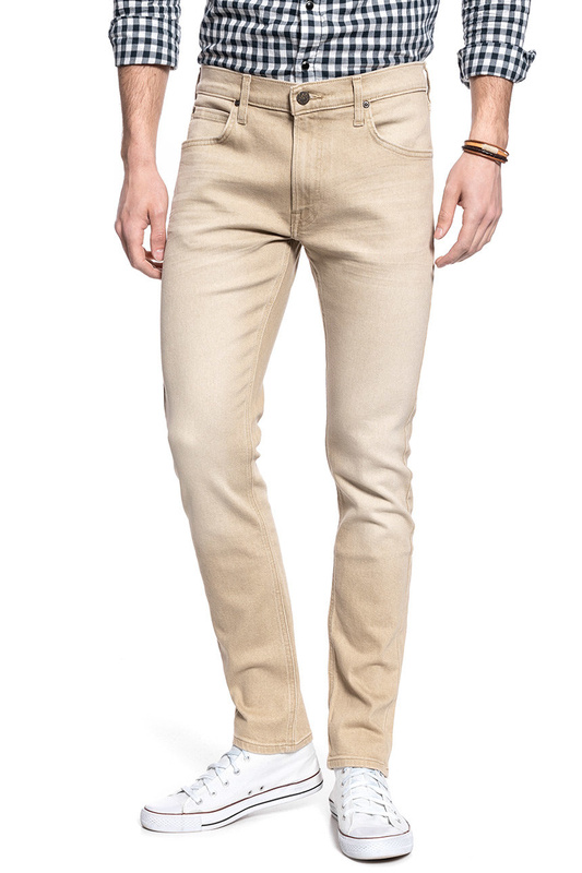 LEE LUKE MĘSKIE SPODNIE JEANSOWE FADED BEIGE L719NRUX 112119248