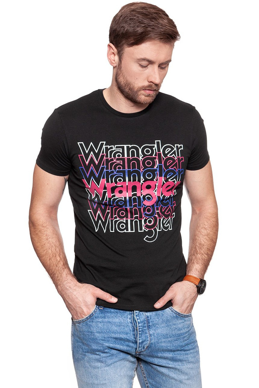 KOSZULKA WRANGLER KOSZULKA WRANGLER TEE JET SET W7B69FKOJ 112131533