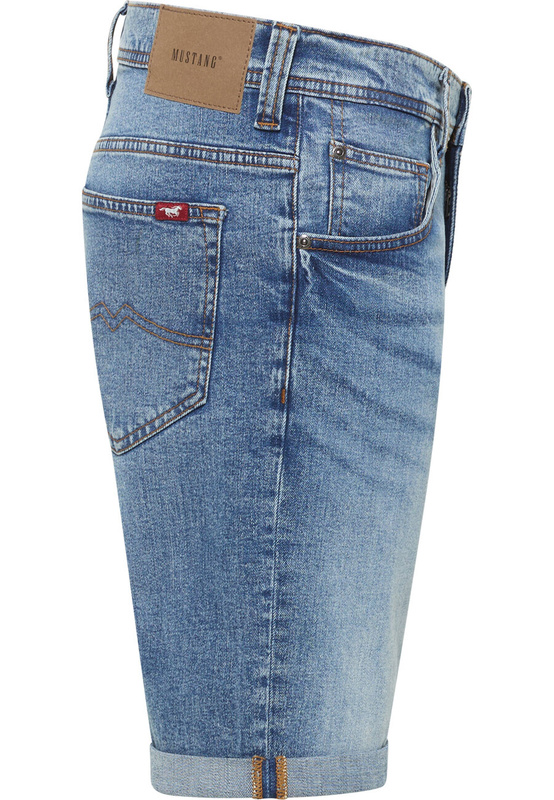 MĘSKIE SZORTY MUSTANG Chicago Shorts Z Denim Blue 1015690 5000 202