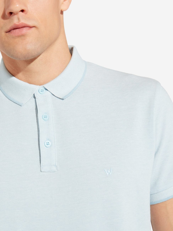 WRANGLER REFINED POLO MĘSKA KOSZULKA CERULEAN W7C11KHVT 112131627