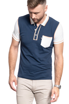 MĘSKA KOSZULKA POLO WRANGLER 1 PKT CHECK SHIRT OMBRE BLUE W5A18R154 112129970